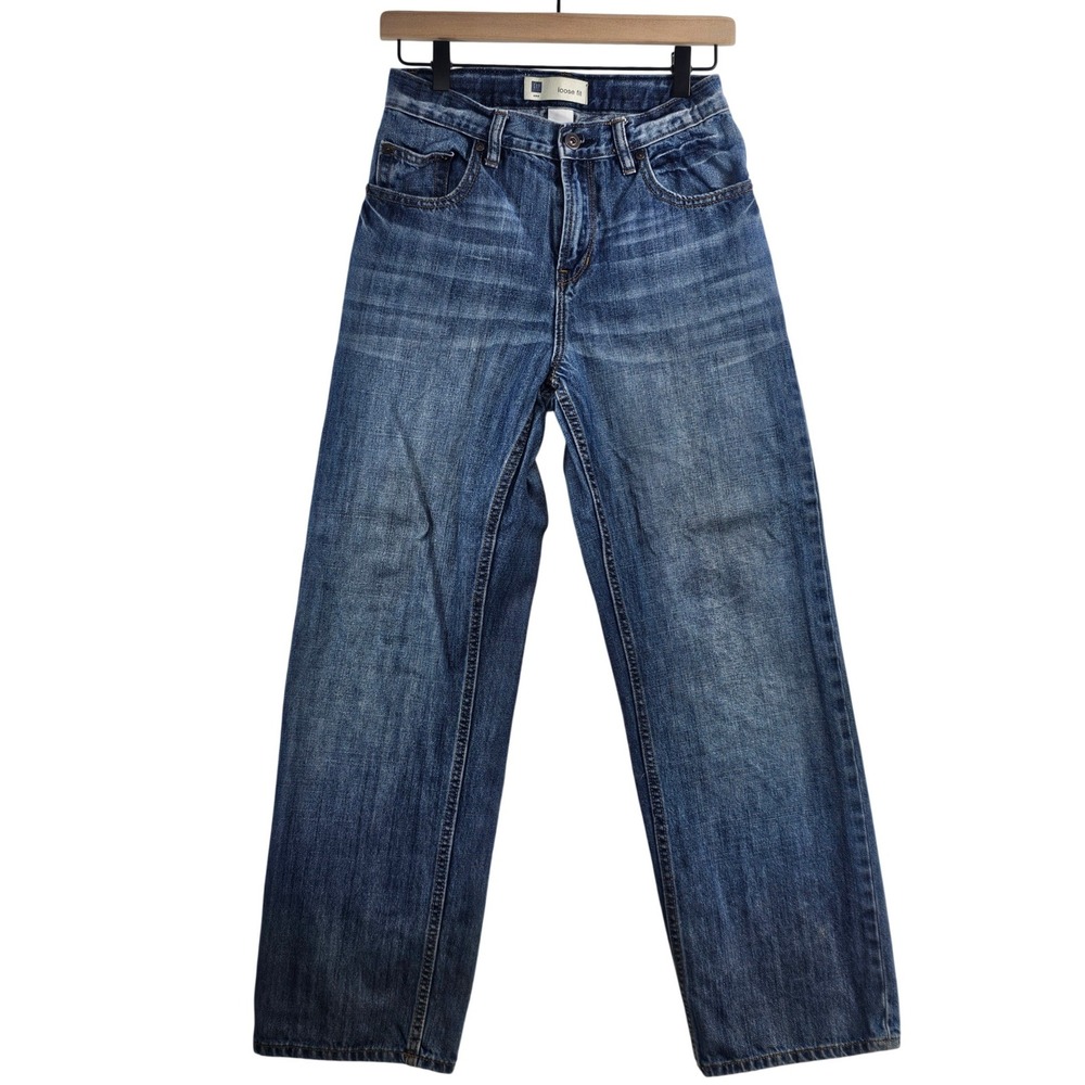 GAP Loose Fit‎ Jeans Medium Wash Denim Size 14 Regular Women